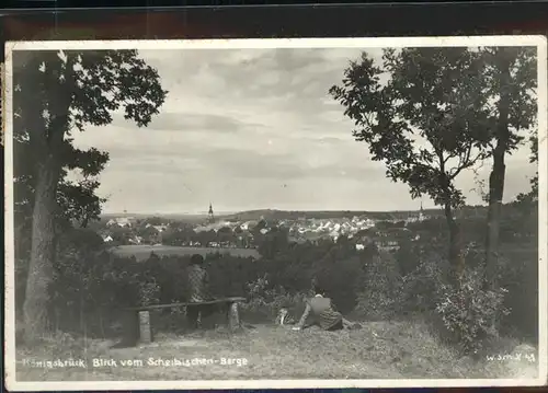 Koenigsbrueck Scheibischen Berg