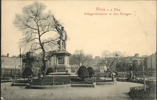 Pirna Krieger-Denkmal Anlagen