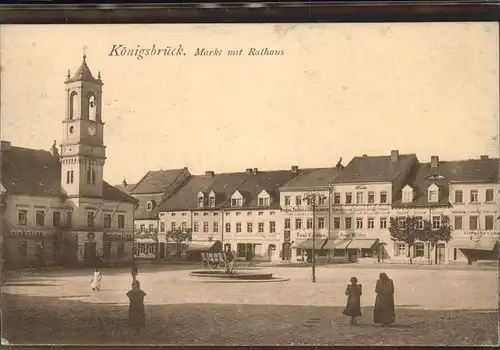 Koenigsbrueck Markt Rathaus