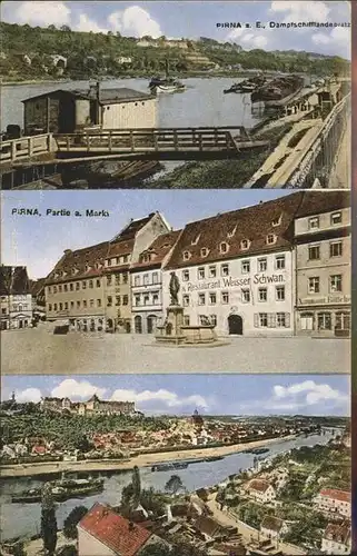 Pirna Dampschifflandeplatz Markt