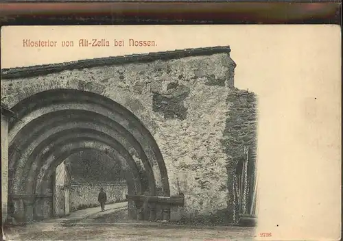 Nossen Ruinen des Kloster Altzella Klostertor