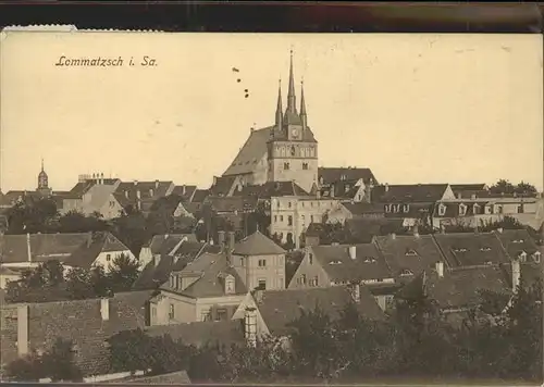 Lommatzsch Teilansicht Lommatzsch Kirche