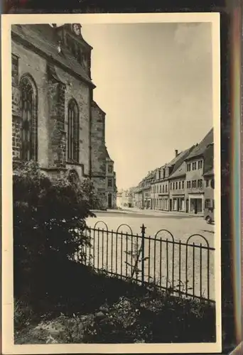 Lommatzsch Partie an der Kirche