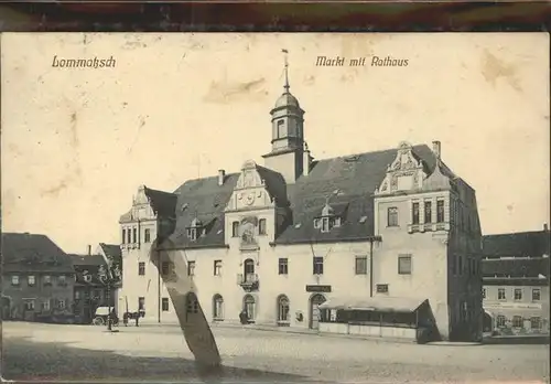 Lommatzsch Markt Rathaus