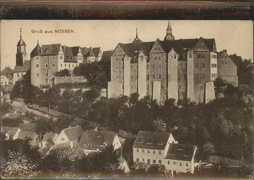 Nossen Teilansicht Nossen Schloss Kirche