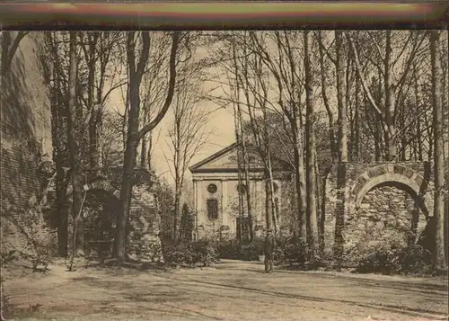 Nossen Klosterpark Altzella Ruinen der Stiftskirche und Begraebniskapelle