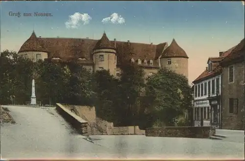 Nossen Marktplatz mit Schloss