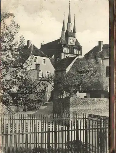 Lommatzsch Partie an der Kirche