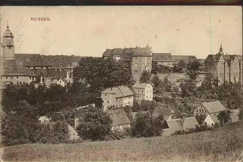 Nossen Blick zum Schloss und Kirche Kat. Nossen