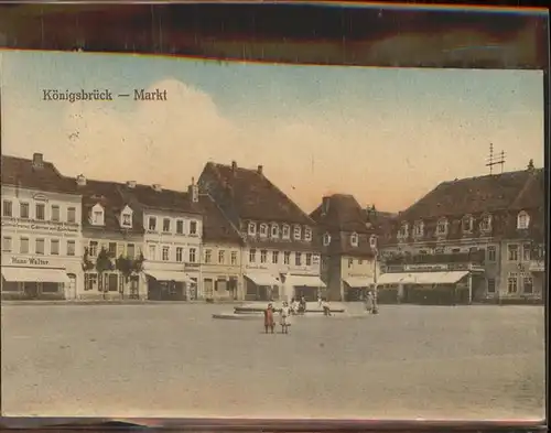 Koenigsbrueck Marktplatz Kat. Koenigsbrueck
