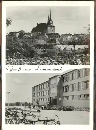 Lommatzsch Teilansichten Kirche Kat. Lommatzsch