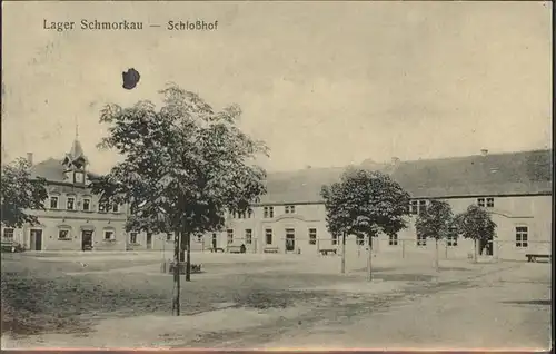 Schmorkau Lager Schmorkau Schlosshof Feldpost Kat. Neukirch Koenigsbrueck