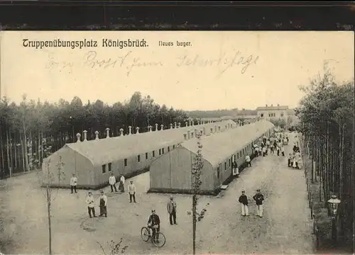 Koenigsbrueck Truppenuebungsplatz Neues Lager Kat. Koenigsbrueck