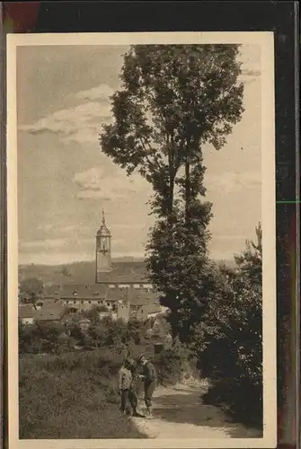 Nossen Blick auf die Kirche vom Rodigt Kat. Nossen