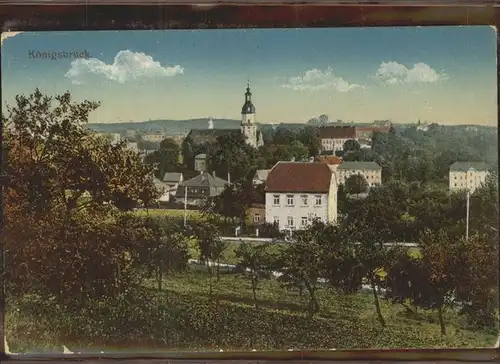 Koenigsbrueck Teilansicht Kirche Kat. Koenigsbrueck