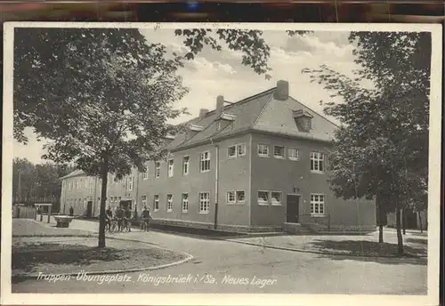 Koenigsbrueck Truppenuebungsplatz Neues Lager Soldaten Kat. Koenigsbrueck