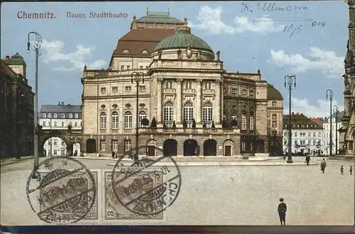 Chemnitz Neues Stadttheater Kat. Chemnitz