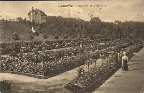 Chemnitz Rosarium im Stadtpark Kat. Chemnitz