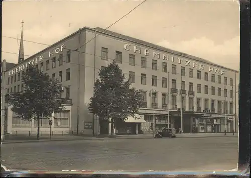 Karl Marx Stadt Hotel Chemnitzer Hof Kat. Chemnitz