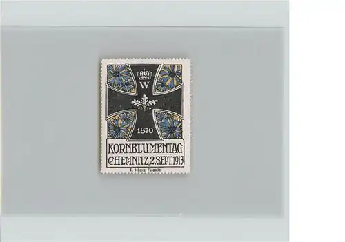 Chemnitz Briefmarke Kornblumentag Kat. Chemnitz