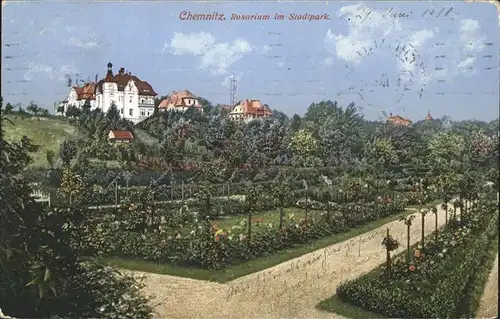 Chemnitz Rosarium im Stadtpark Kat. Chemnitz