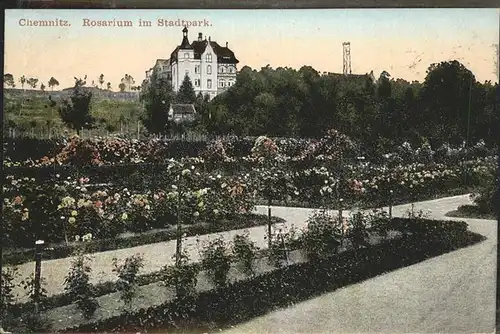 Chemnitz Rosarium im Stadtpark Kat. Chemnitz