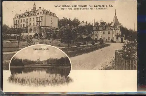 Kamenz Sachsen Johannisbad Schmeckwitz bei Kamenz Handricksteich Kat. Kamenz