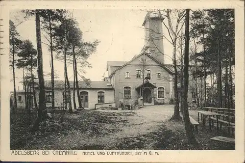 Chemnitz Adelsberg bei Chemnitz Hotel Feldpost Kat. Chemnitz