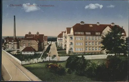 Chemnitz Staedtisches Krankenhaus Kat. Chemnitz