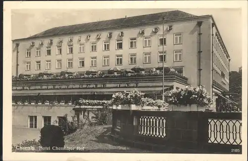 Chemnitz Hotel Chemnitzer Hof Kat. Chemnitz