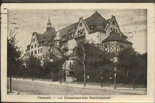Chemnitz Von Zimmermann sche Naturheilanstalt Kat. Chemnitz