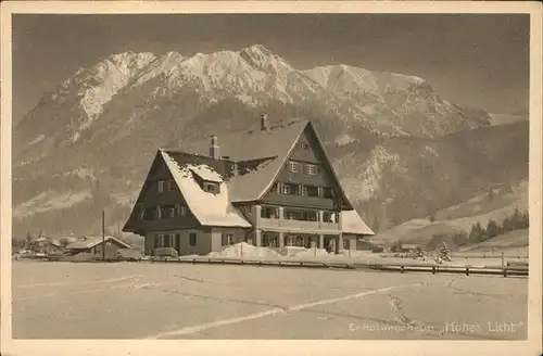 Oberstdorf Hohes Licht Erholungsheim fuer Kinder Kat. Oberstdorf