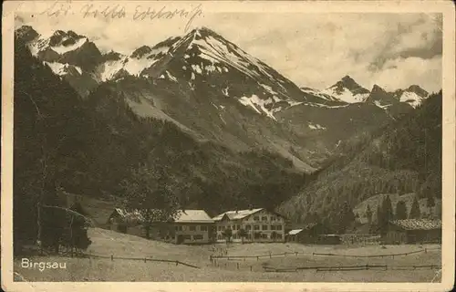 Birgsau Allgaeuer Alpen bei Oberstdorf Kat. Oberstdorf