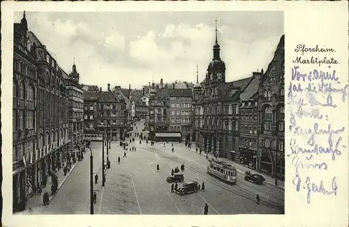 Pforzheim Marktplatz Kat. Pforzheim