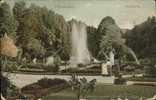 Pforzheim Stadtgarten Kat. Pforzheim