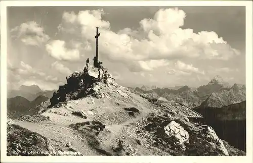 Pforzheim Gipfelkreuz Nebelhorn Kat. Pforzheim