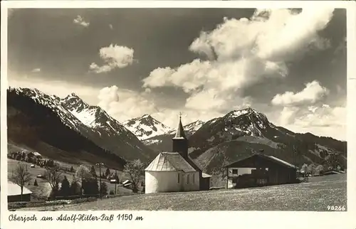 Oberjoch Am AH Pass Kapelle Kat. Bad Hindelang