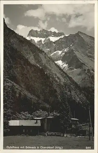 Oytal Oytalhaus mit Schneck Kat. Oberstdorf