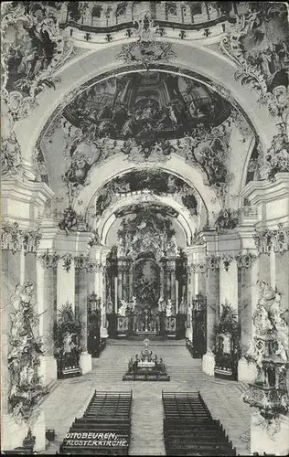 Ottobeuren Inneres der Klosterkirche Kat. Ottobeuren