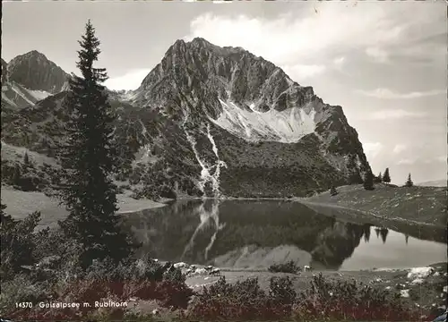 Tiefenbach Oberstdorf Geisalpsee mit Rubihorn Kat. Oberstdorf