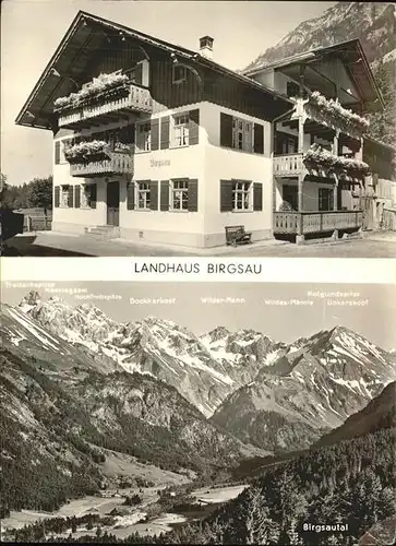 Birgsau Landhaus Birgsau und Birgsautal Kat. Oberstdorf