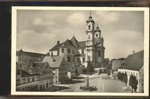 Ottobeuren Rathaus und Basilika Kat. Ottobeuren