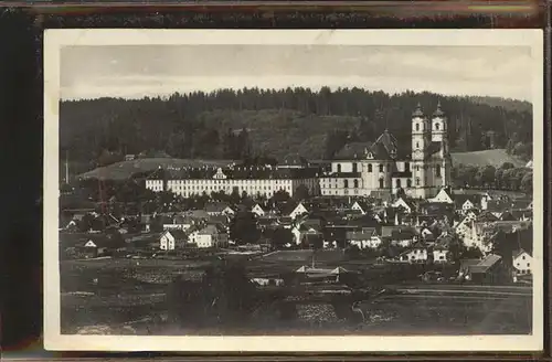 Ottobeuren Gesamtansicht mit Benediktinerabtei und Basilika Kat. Ottobeuren