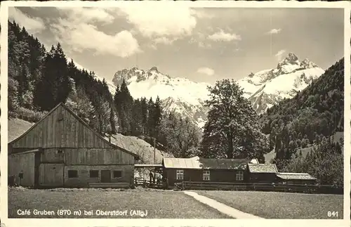 Gruben Oberstdorf Cafe Gruben Kat. Oberstdorf