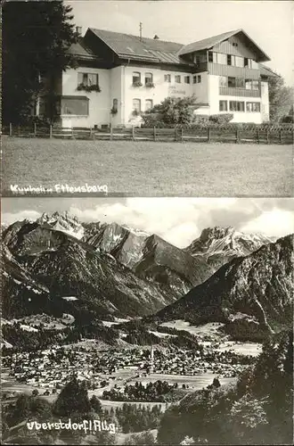 Oberstdorf Totalansicht und Kurheim Ettensberg Kat. Oberstdorf