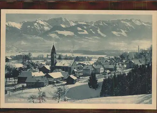 Blaichach Allgaeu mit Rotspitze Daumen Sonnenkoepfe und Nebelhorn Kat. Blaichach