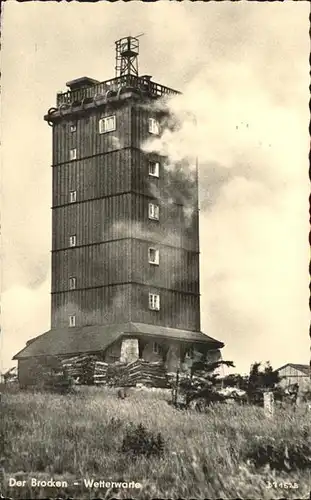 Schierke Harz Wetterwarte auf dem Brocken / Schierke Brocken /Harz LKR