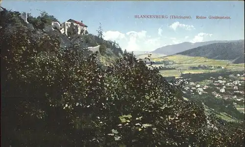 Bad Blankenburg Ruine Greifenstein Kat. Bad Blankenburg