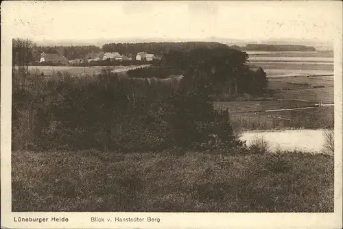 Lueneburger Heide Blick vom Hanstedter Berg Kat. Walsrode