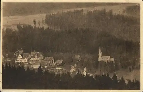 Schierke Harz Partie mit Kirche / Schierke Brocken /Harz LKR